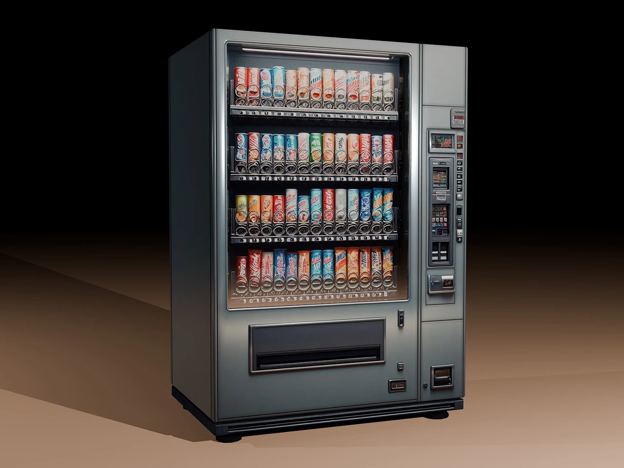 Gambar vending machine atau mesin penjual otomatis