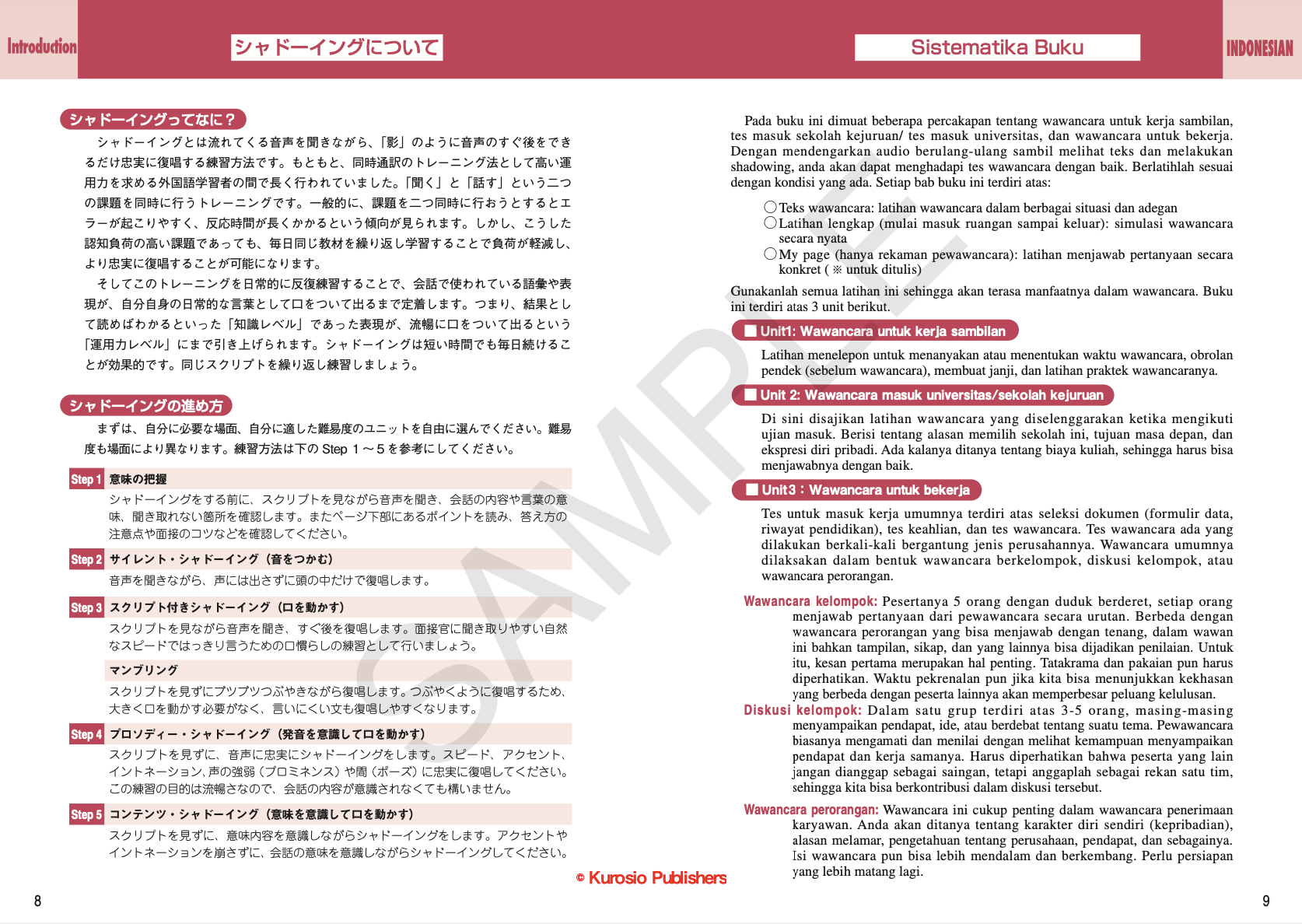 Kelas Percakapan Wawancara Bahasa Jepang | Shadowing - Gambar 3