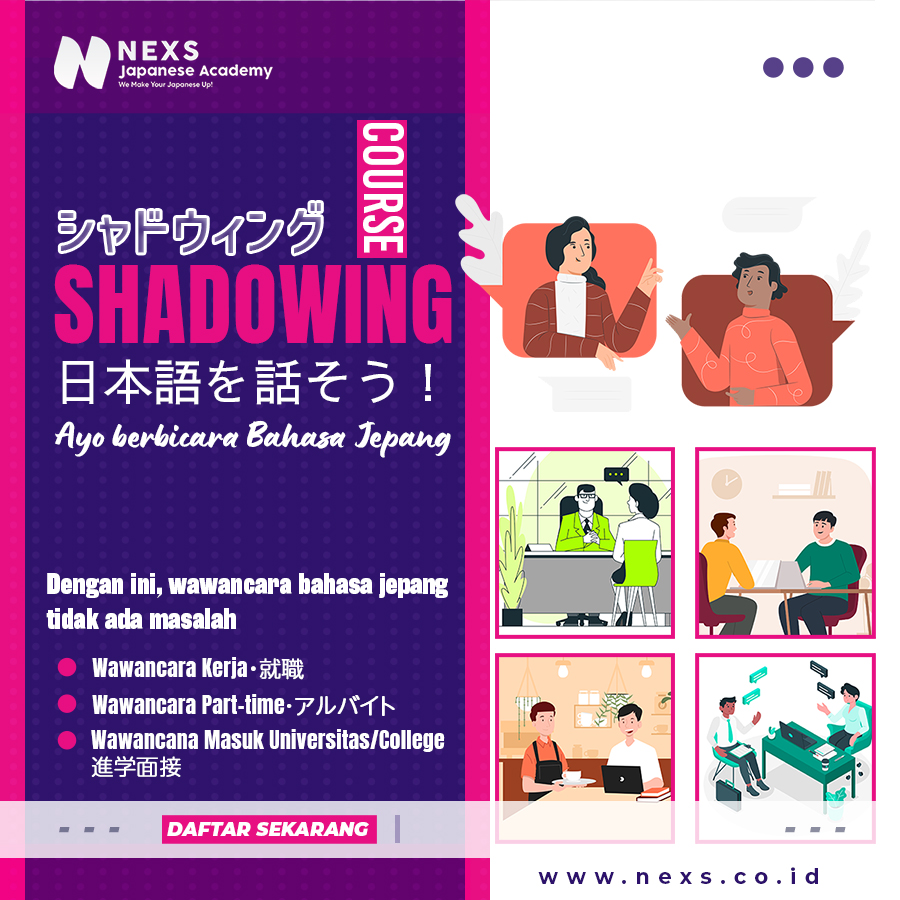 kelas percakapan wawancara bahasa jepang