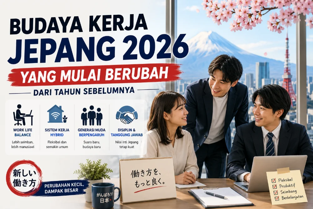 Budaya Kerja Jepang 2026 yang Mulai Berubah Diam-Diam