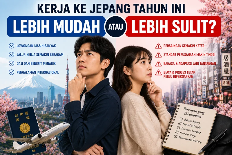 Kerja ke Jepang Tahun Ini Lebih Mudah atau Lebih Sulit