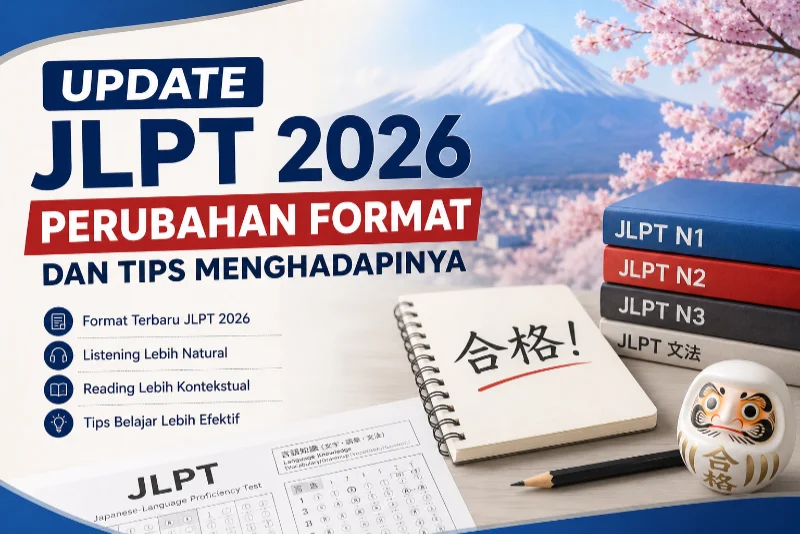 Update JLPT 2026 dan Tips Menghadapi Format Terbarunya