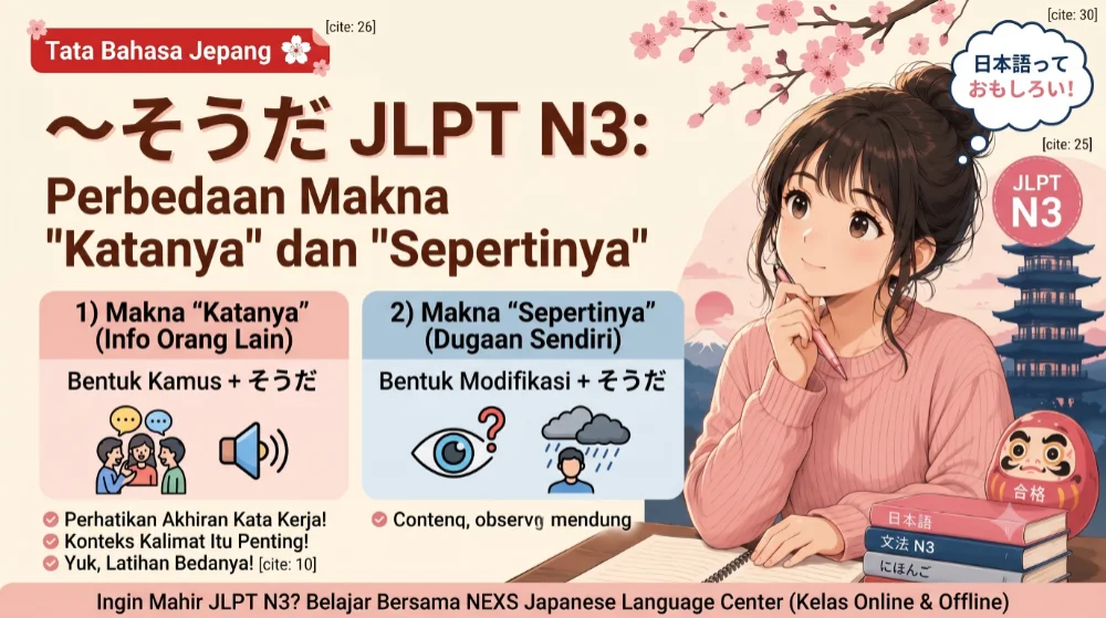 Rahasia Menguasai Sou da JLPT N3 Biar Gak Tertukar Maknanya