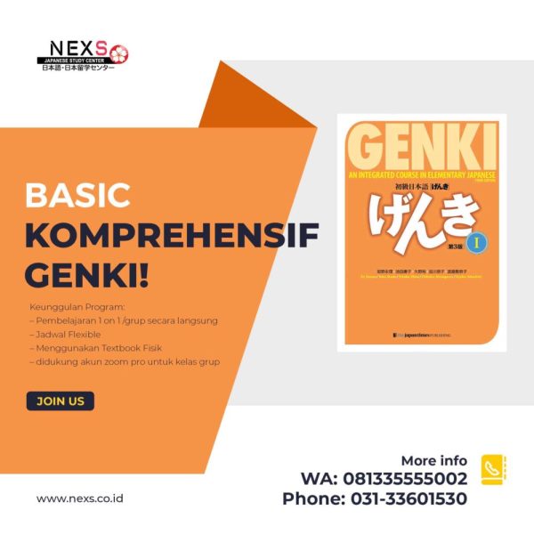 kelas Bahasa Jepang Genki