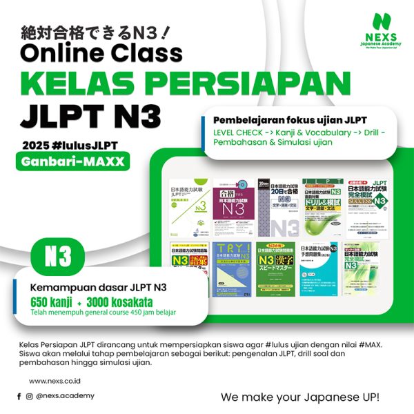 kelas persiapan jlpt n3